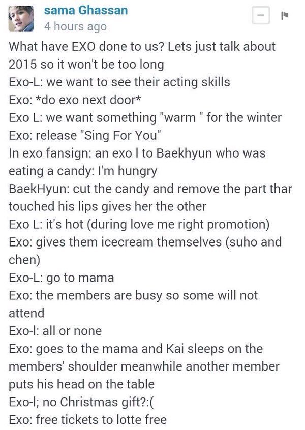 dyodyonuts's tweet photo. MUST READ!!!
Let's just take a moment to realize how precious we are to EXO 💕#TeamExo https://t.co/4vZIx5i1xM
