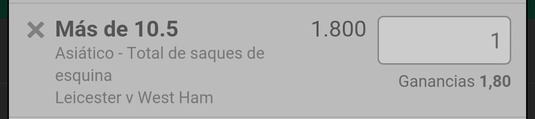 KhaleesiPicks's tweet photo. PICKS PREMIER LEAGUE

Combi 3 partidos: STK 3
Combi 2 partidos: STK 2

Picks simples: STK adjuntado en importe de apuesta.

A por ello!👊🔥👍 https://t.co/UwMihyeHl2