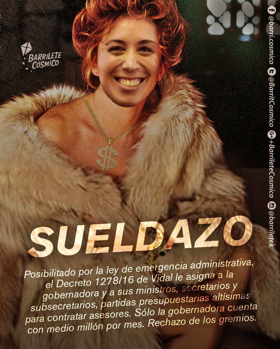 BarritCosmico's tweet photo. #BuenJueves #ProvinciaBA: #Sueldazo de @mariuvidal. @Diario_Contexto nota: https://t.co/135MKOnPBv

#UnidosPorArgentina #DevolveElCaniche https://t.co/bU46AzKVFN