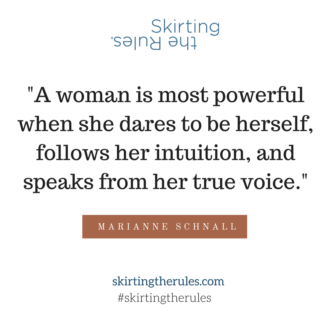 SkirtingtheRule's tweet photo. #skirter @marianneschnall on why it's important to get in touch w/ your inner knowing. https://t.co/oHgAEbVDDs  #skirtingtherules #feminism https://t.co/TUyKmynTMe
