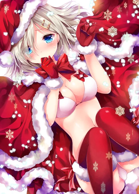 描き足りなくて今頃描いてた浜風さんた。 