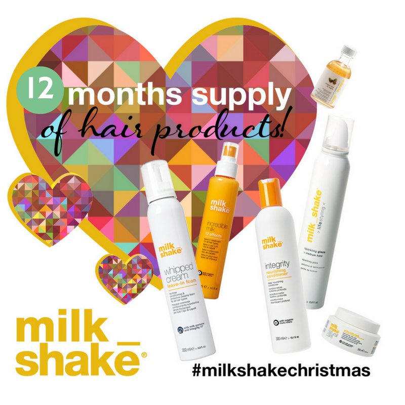 milkshakehairuk's tweet photo. #WIN a 12 MONTH supply of #milk_shake hair products for 2017
ENTER HERE: https://t.co/dz6AKSE3Ze p.s we LOVE you to SHARE https://t.co/qFbnlVaPvC
