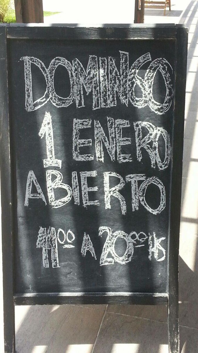 elmarQUEt's tweet photo. Este 1 de enero estamos abiertos!!! Los esperamos! https://t.co/sdzYjuP2hc
