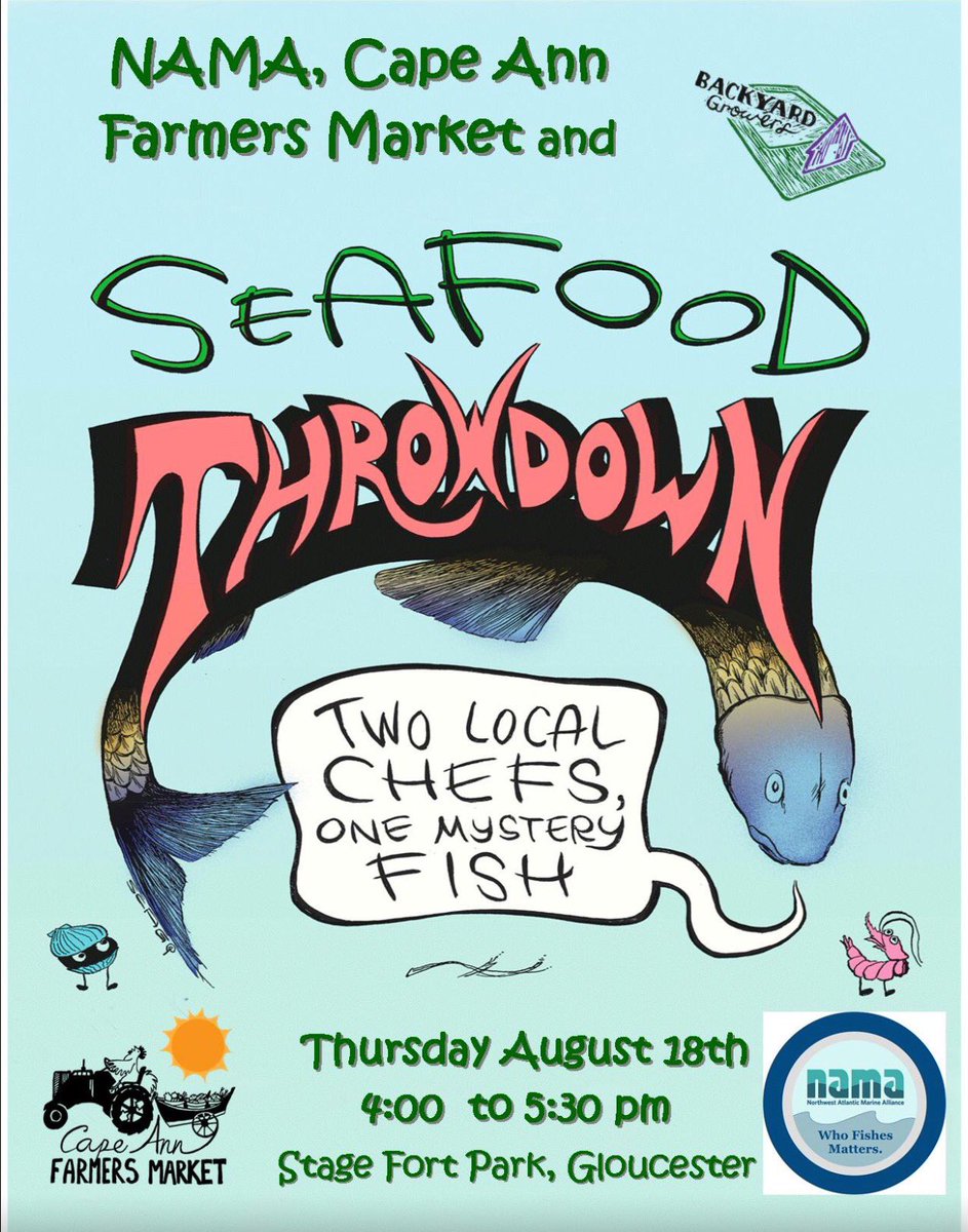 Snapchef's tweet photo. #2016 SnapRecap: SnapChef participated in the @CapeAnnFMkt Seafood Throwdown to promote local #econdev w/@MassLtGov @STheken @DeputySecKirk https://t.co/noZepmwLIh