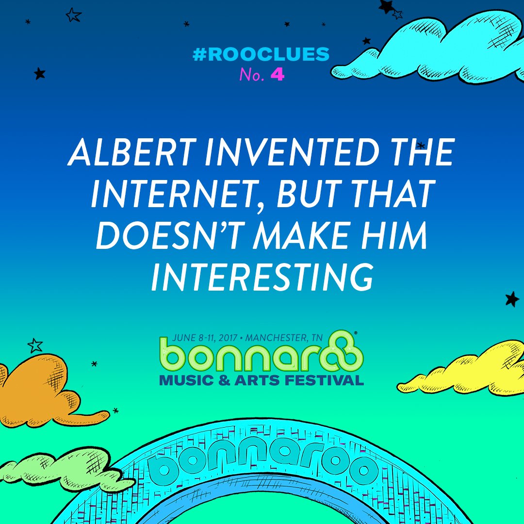 Bonnaroo's tweet image. Ready for more #RooClues? Remember to check our snap story for a hint from Roofus! (snap = @bonnaroo) #Bonnaroo