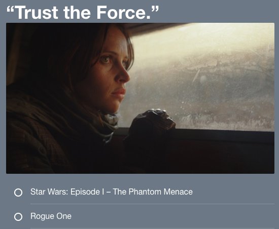 rapplerdotcom's tweet photo. Are you a big #StarWars fan? Take this quiz to see if you remember the most memorable lines: https://t.co/JI2FOvT31q #GoRoguePH https://t.co/yIy08CSfG4