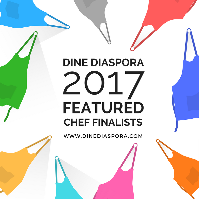 DineDiaspora's tweet photo. We are excited to announce these 7 finalists for our 2017 Featured Chef Series: https://t.co/oTKMtGOkS2 #dinediaspora #chefs #food #ddchef https://t.co/0S4lEHYjqE