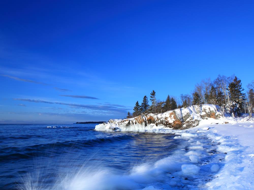 PureMichigan's tweet image. Wow! The blues of the sky and water leave us speechless. 📷:  @deltafieldgod