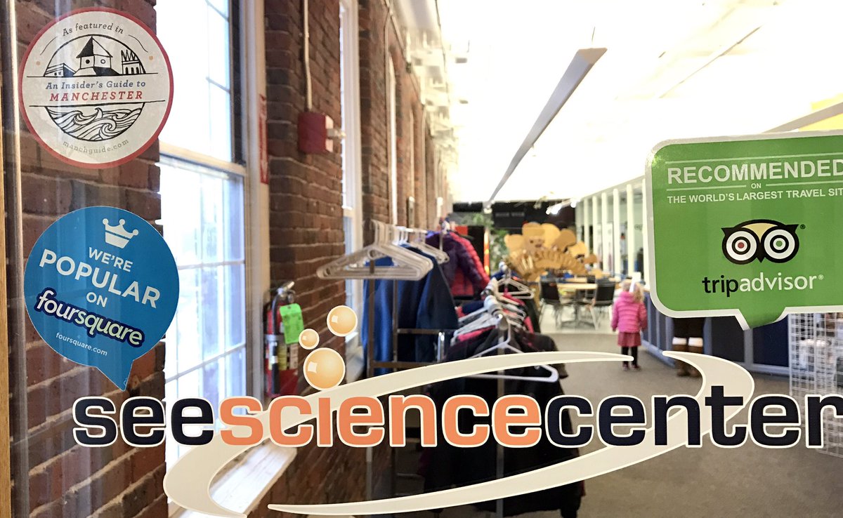 ManchGuide's tweet image. Another &quot;As featured in An Insider&apos;s Guide to Manchester&quot; sticker has been spotted at @SEESciCtr. #MHT