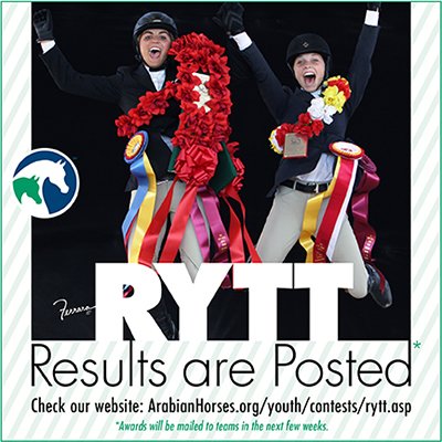 AHAArabian's tweet photo. Regional Youth Team Tournament results have been posted! Make sure to check them out. https://t.co/Ek7pRLuvck #RYTT https://t.co/JoNtQhNPV9