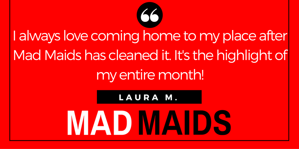 MadMaids's tweet photo. We are so glad you look forward to seeing our team, Laura! Thank you so much for your business! #yyc #yeg #housecleaning #cleannewyear https://t.co/KRZvKu4sYJ