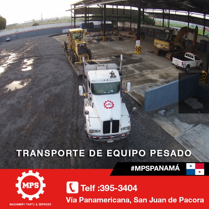MPSPTY's tweet image. Si necesita mover de un lugar a otro su maquinaria, no dude en comunicarse con nosotros. ¡Prestamos servicio de traslado! #MPS