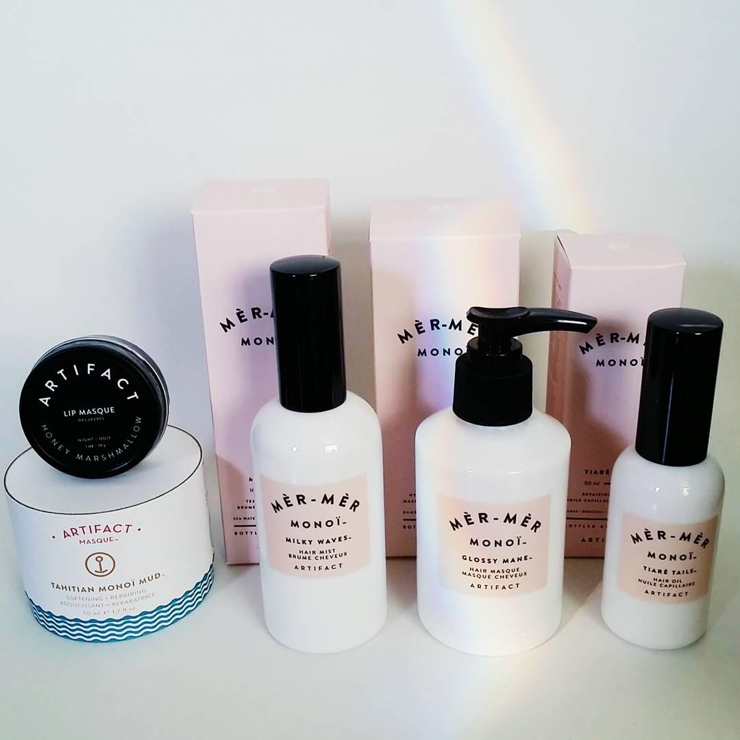 ArtifactSkinCo's tweet photo. Find your end of the rainbow. βπβ Ring in the new year with a fresh start. #ArtifactMasque #MerMerMonoi https://t.co/yGG7yJldHe