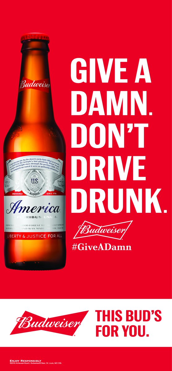 ChampagneBev's tweet photo. #GiveADamn this NYE and please remember to drink responsibly friends! @Budweiser @AnheuserBusch https://t.co/676yrrtVS8