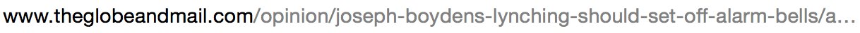 ... its headline. In original, they used "lynching" but have since taken it out. It still shows, tho, in the URL. https://t.co/UVBoLXxORX