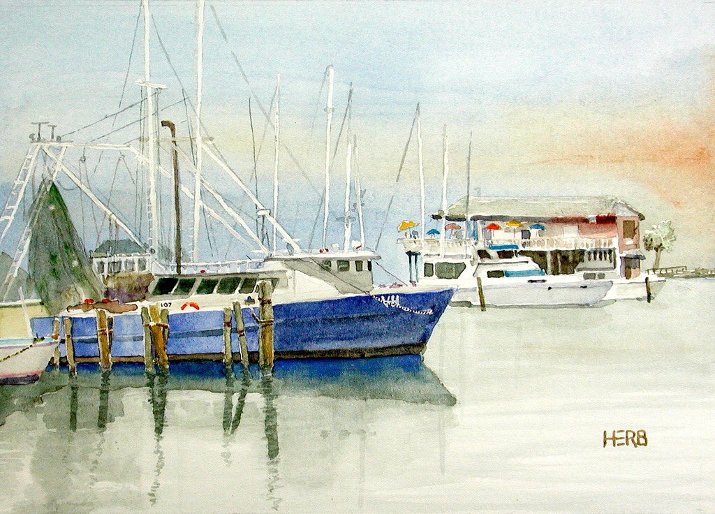 herbwilley's tweet photo. Fine art is what you make others see 👁
"VH Trawler At Shaggy's"
Transparent watercolor
#VHTrawler #TrawlerBoat #Shaggys
#PassChristianMS https://t.co/ZwIo6D9cVb