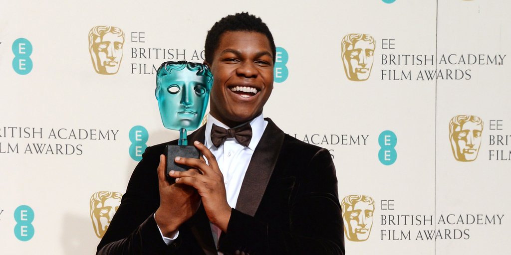 UniofGreenwich's tweet photo. At the start of 2016, former Greenwich student, John Boyega, won the #BAFTA Rising Star award #Gre2016 #YearinReview https://t.co/73EjQDM9vF