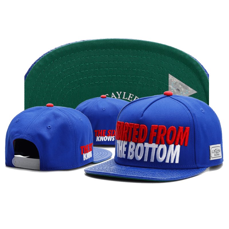 CapHeavenStore's tweet image. Cayler Sons Started From The Bottom Blue &amp;amp; Red Snapback Cap - capheaven.co/shop/cayler-so…