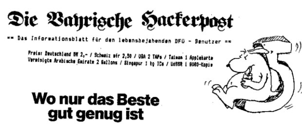 [Neues Exponat] bit.ly/2hA5jrJ  #BayrischeHackerPost AUSGABE » 5 « von 1985 // #VintageComputing #RetroComputing