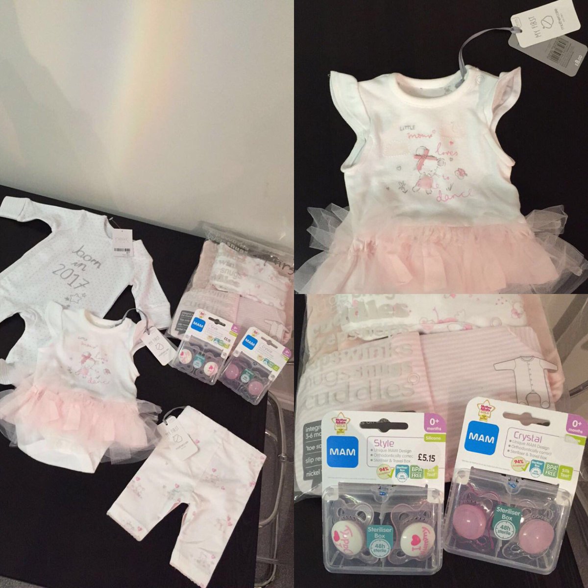 Eley06R's tweet photo. Supposed of been shopping for me and the Mrs @DGreenberry but just can't help ourselves buying our little princess stuff 👌🏼👶🏼👸🏼💗 https://t.co/L772FNsXgf