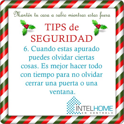 Intelhomeec's tweet photo. @CarlosVerareal Pon atención a tu seguridad en estas fiestas. https://t.co/EzVXdPkfsd