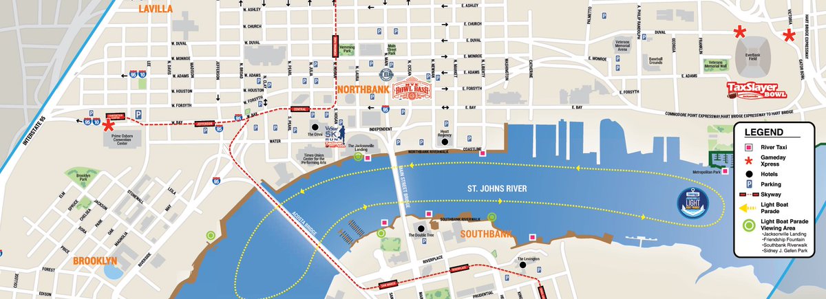 JSOPIO's tweet photo. Are you going to the @CommFirstCU #LightBoatParade tomorrow in #DTJax? Traffic Info: https://t.co/7zLRnTsSb0 #Jacksonville https://t.co/XdozagzMKE