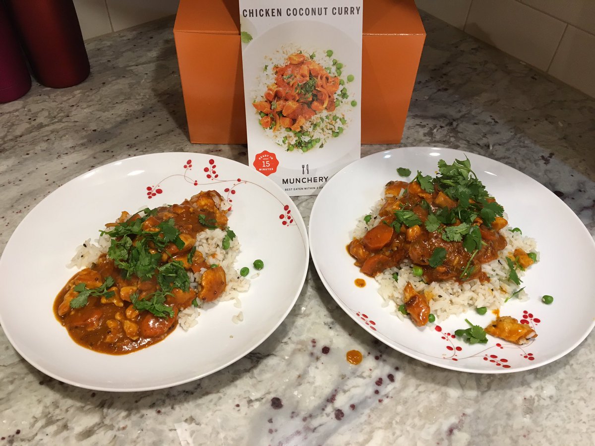 seadev's tweet photo. Thank you @munchery for a couple delicious dinners this week. Can't wait to make dinner tonight with the last meal in the #plaidbox https://t.co/fX3MsNVmXL