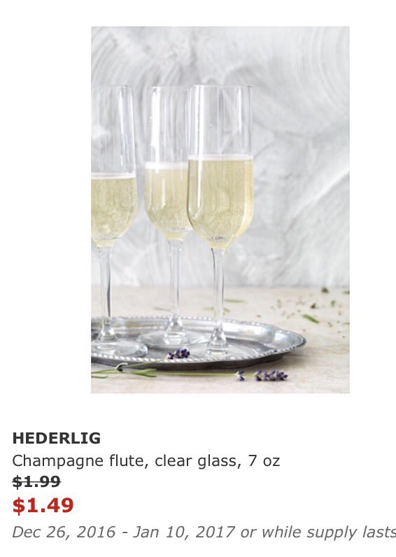 IKEA Baltimore on Twitter "Toast the New Year with the HEDERLIG