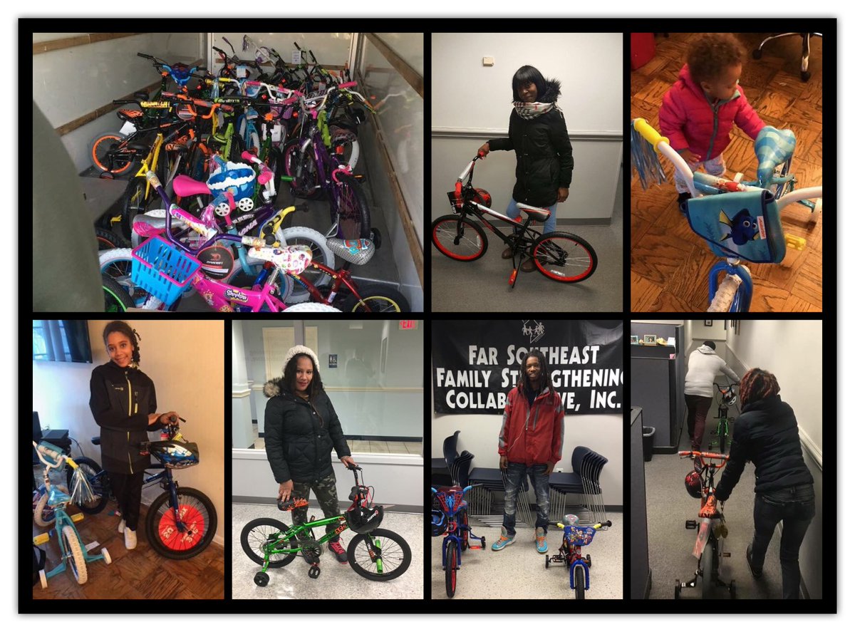 FarSECollab's tweet photo. This holiday season we were able to provide bikes to the families we serve through our AMAZING partners at F5 Build A Bike ! 🚲#Ward8 https://t.co/8RO6NgN4GB