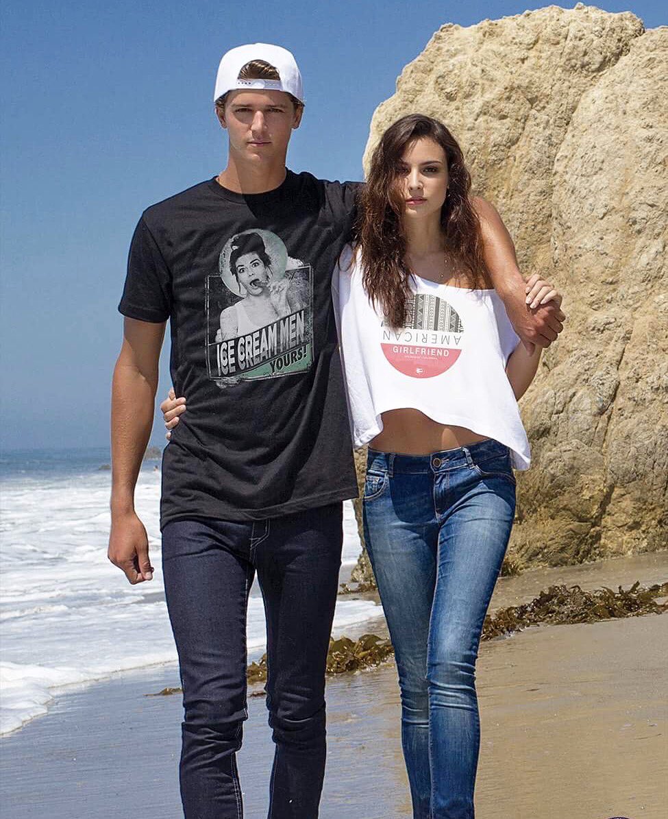 grlfrndfactory's tweet photo. Walking into the weekend like 🔥🔥🔥@jade_leboeuf + @iamtimmytommy #french #tees #brandyusa https://t.co/h8jkpiejpE