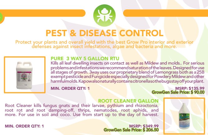 Protect your plants with the best pest and disease control products on the market. #growpro #mmj growgeneration.com