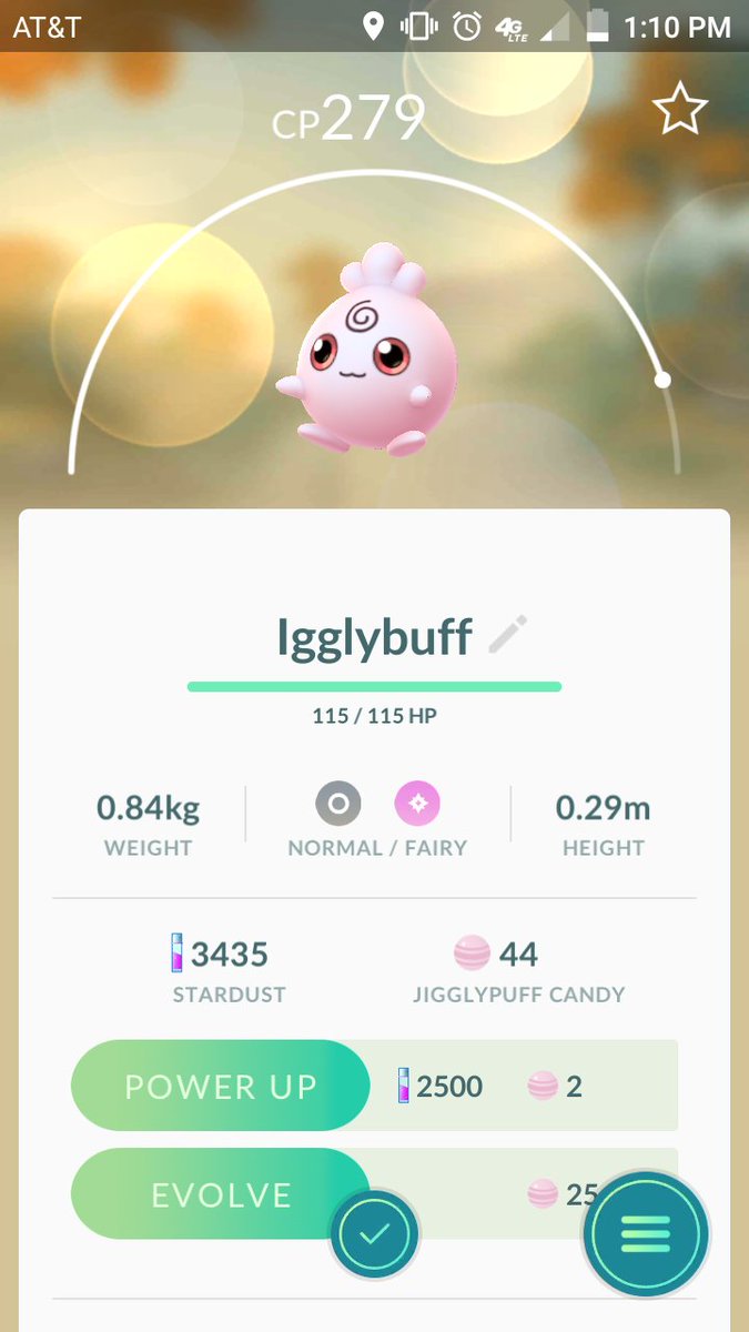 HMarie_08's tweet photo. Hatched it today!  #Pokemongogen2 #igglybuff https://t.co/naiW0ZVLKV