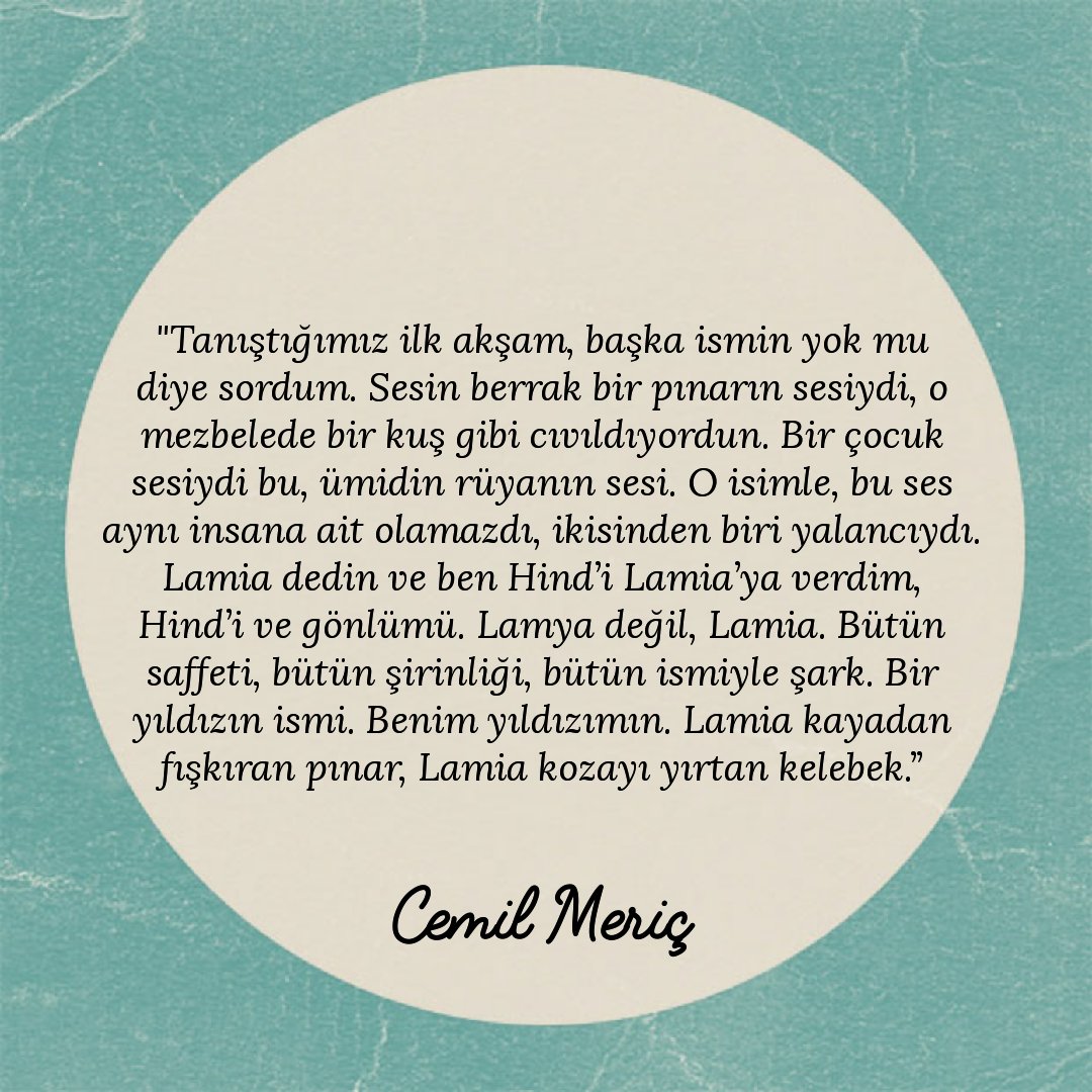 Kelime Köken en Twitter: &quot;Fevziye Hanım&#39;a rağmen &quot;Lamia&quot; diyecekti, yasak bir aşka yelken açmaktan geri durmayacaktı. Kozasını yırtan kelebek onun gönlüne konmuştu:… https://t.co/YtDC9CVIsc&quot;