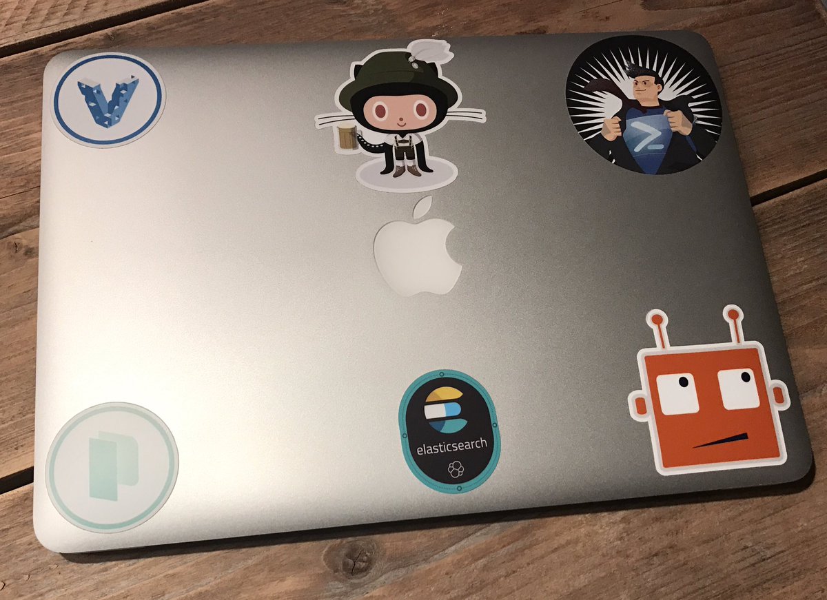 matthodge's tweet photo. Big thanks to @scottnasello for sending me the #errbot sticker!! https://t.co/joPIJcxAOg