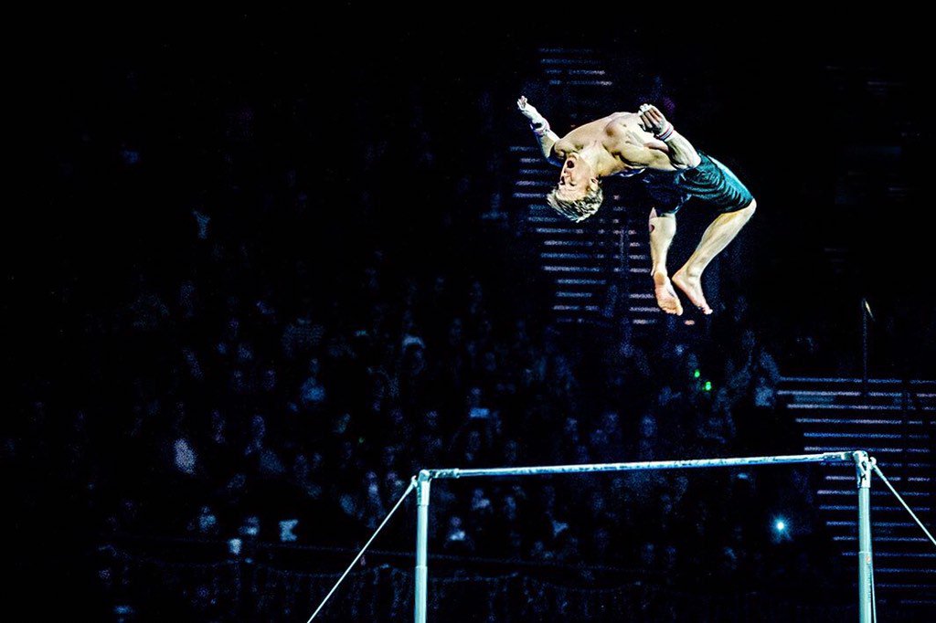 Epke in actie tijdens het #UGG2016 in toffe act met Olympische team. Genieten!