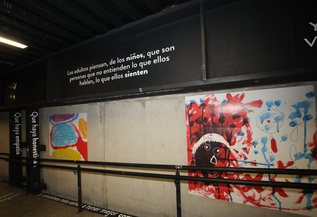 AlasyRaices's tweet photo. #Recuento2016 #Mayo2016 Exhibimos en @CCDmx Sentimientos de los Niños y Niñas de la Nación: el sentir y pensar de niños y jóvenes sobre MEX https://t.co/R9OLo09Gef