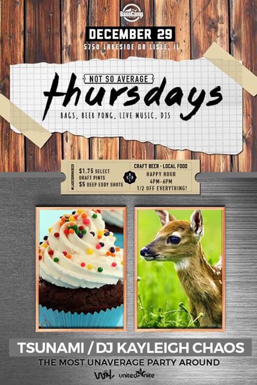 djtsunamichii's tweet image. Playing at @basecampvenue tonight!  #notsoaverage #ThirstyThursday