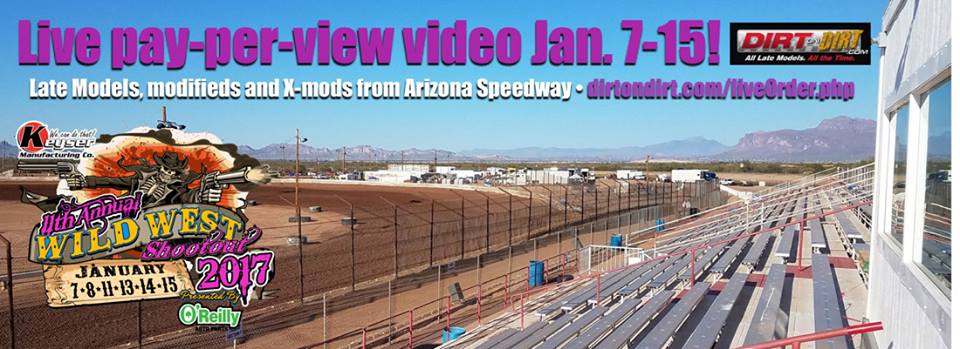 Order Arizona Speedway <a href="/WildWShootout/">Wild West Shootout</a> LIVE VIDEO: bit.ly/2iv1alC. #WildWestShootout