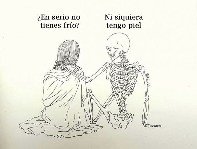 CeCyNaCh's tweet photo. Para demostrar la dura realidad de la depresión, esta artista creó una galería con su amiga la muerte.. :O :O Impresionante :( https://t.co/Xg12vBh18e