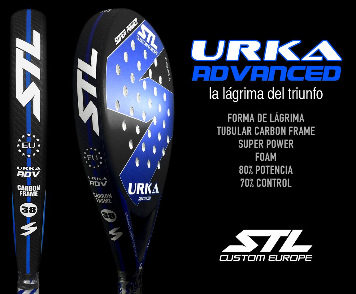 SteelCustom's tweet photo. ¡¡Vuelve a estar disponible la #SteelCustom Urka Blue 2016!! Pídela en tu tienda de #pádel más cercana o en la web: https://t.co/NGCK6zoflu https://t.co/GtEqF59AH2