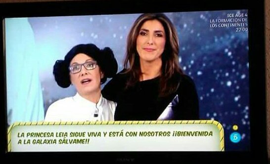 Recojamos el máximo de firmas posibles para que sancionen a T5 por burlarse de #CarrieFisher ➡ change.org/p/sanci%C3%B3n…