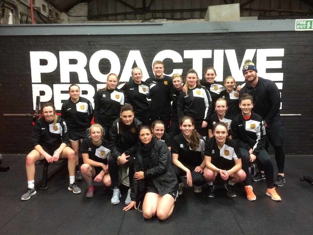 HullCityLFC's tweet photo. Thank you to @ProActiveHull - sponsor of @KatieThompson0 for the S&amp;C session tonight. #fitness #strength #team https://t.co/jRWRU4nz7J