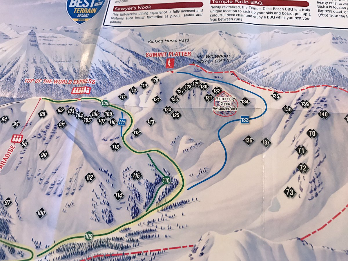 morganlinton's tweet image. Love skiing in Canada...just a few black diamonds to try #skication #banff #canada