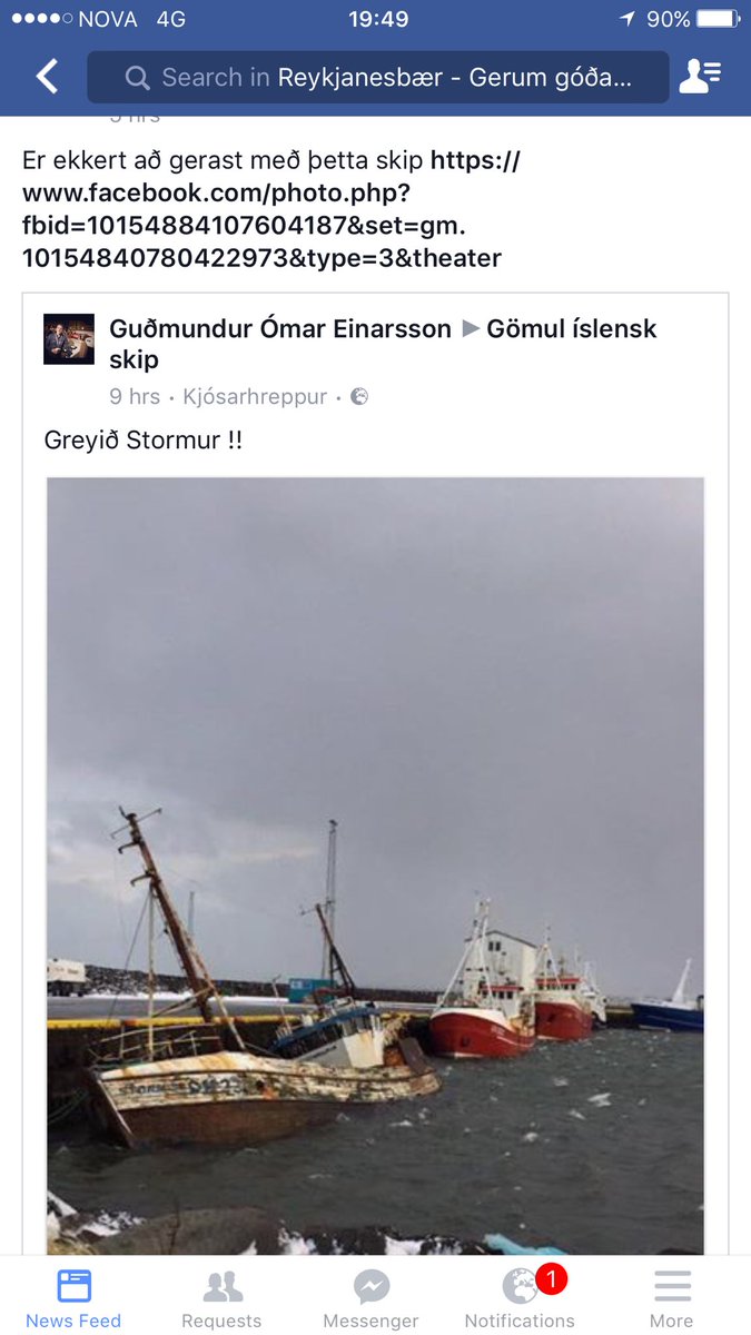 Skil ekki að fólk vilji þetta skip burt. Þetta er helsta kennileiti Njarðvíkur. Sökkvandi skip #kefnation