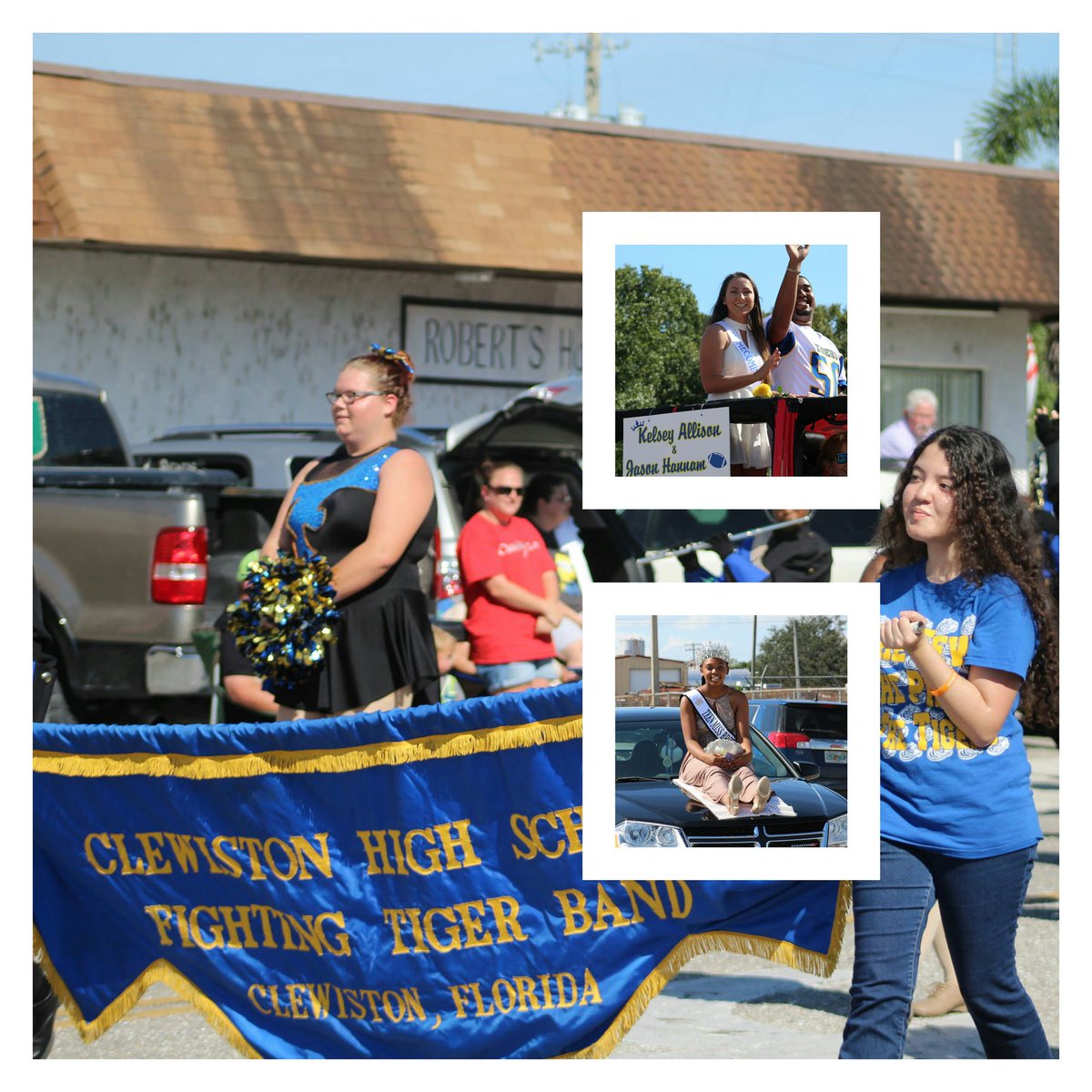 GLMatter's tweet photo. #TBT to Clewiston High School Homecoming Parade 🐅! We had an awesome time walking in the parade! #GladesLivesMatter #OurLivesMatterToo https://t.co/p89qP8XzFP