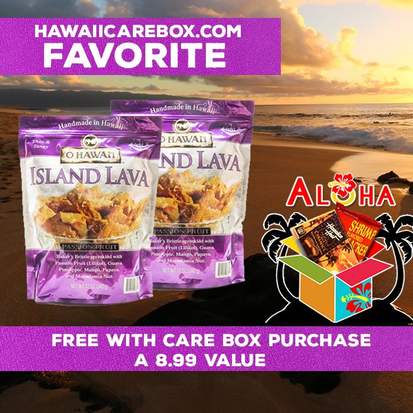 HawaiiCareBox's tweet image. Just in time for the New Year!  Get a FREE Island Lava Passion Fruit bag with box purchase. Limited time offer! ow.ly/zge8307xAgj