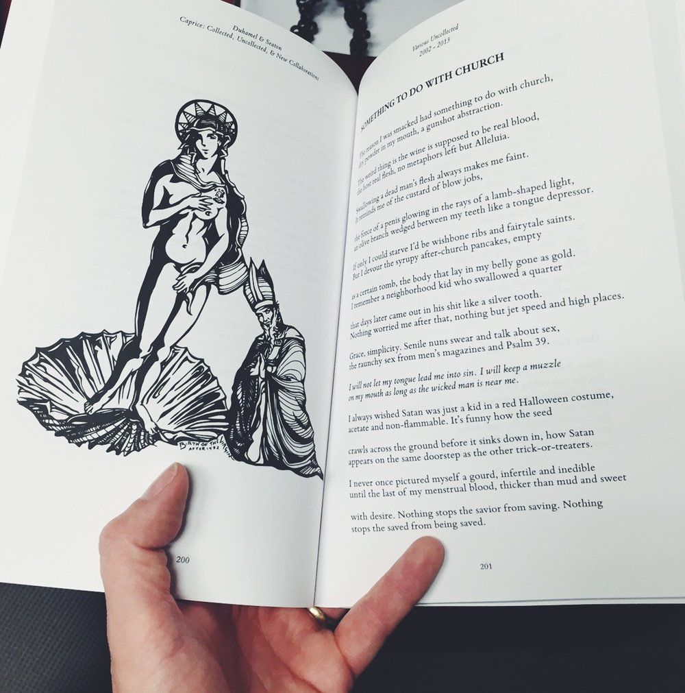 Thanks to <a href="/POETSorg/">Academy of American Poets</a> we found <a href="/mseaton9/">Maureen Seaton</a> and Denise Duhamel and their commandments of #collaboration. buff.ly/2izVFkL