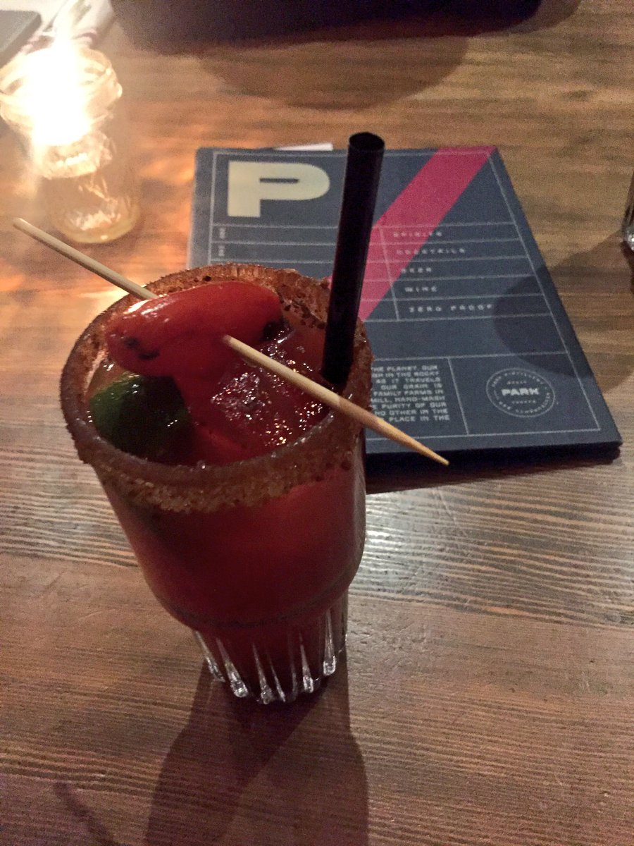 When in #Banff 🇨🇦 you have to try this #Caesar @parkdistillery made with their home #Distilled #ChiliVodka