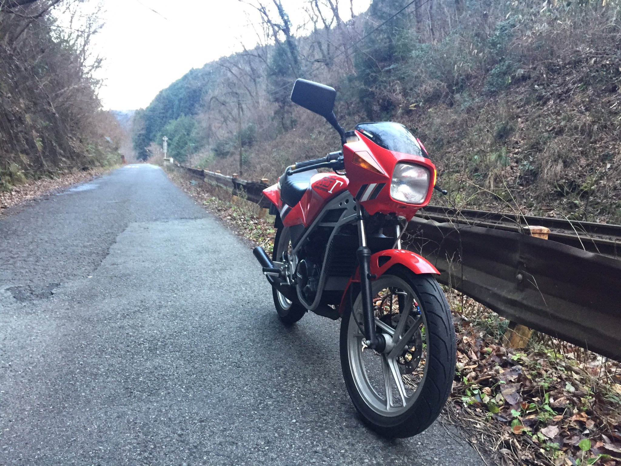 あまなつ Rg50g در توییتر ガンマ乗ってる 先月免許取得して中古探しに行ったら見た瞬間に即決した かっこいいし速い 嘘かと思われるかも知れないけど道央道で30km H位でマジでランチア デルタ アッカエッフェ インテグラーレ エボルツィオーネ