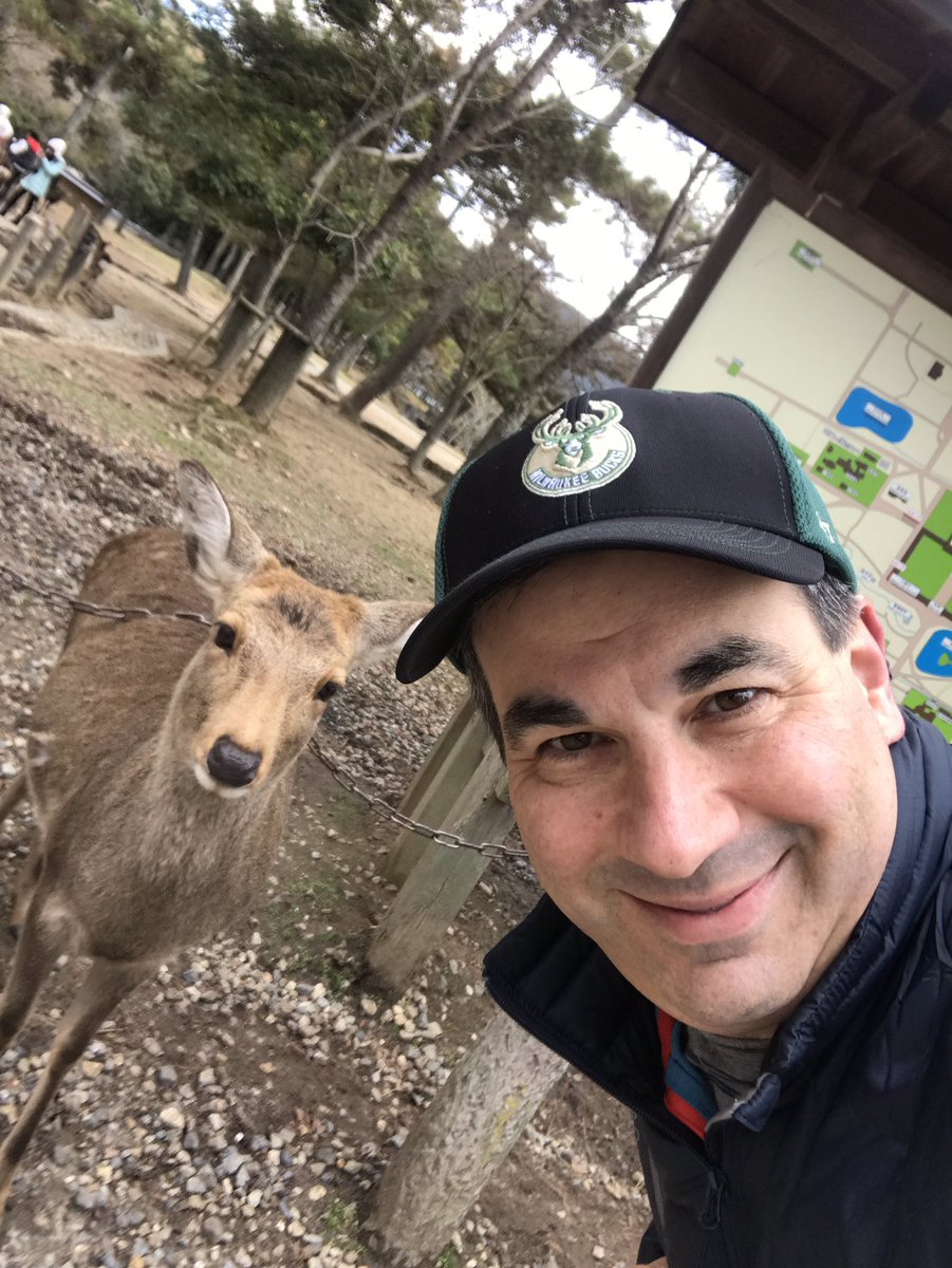 Fear the deer from Nara, Japan. <a href="/Bucks/">Milwaukee Bucks</a>